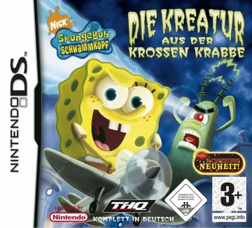 SpongeBob SquarePants - Creature from the Krusty Krab (Europe) (En,Fr,De,Nl) box cover front